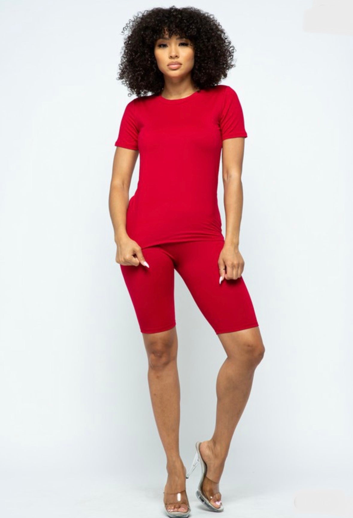 Biker Short Set