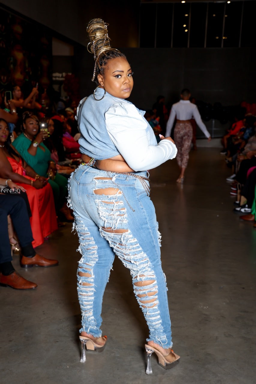 Distressed Jeans